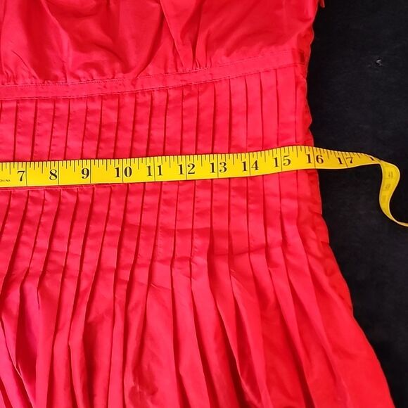 Fire Los Angeles Sleeveless Y2K Candy Apple Red Pin Up Retro Dress Size 11 - Picture 8 of 9